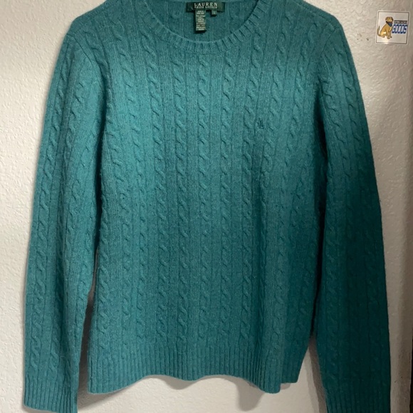 Ralph Lauren Sweaters - LRL Wool and Rabbit Hair Sweater w/ Monogram